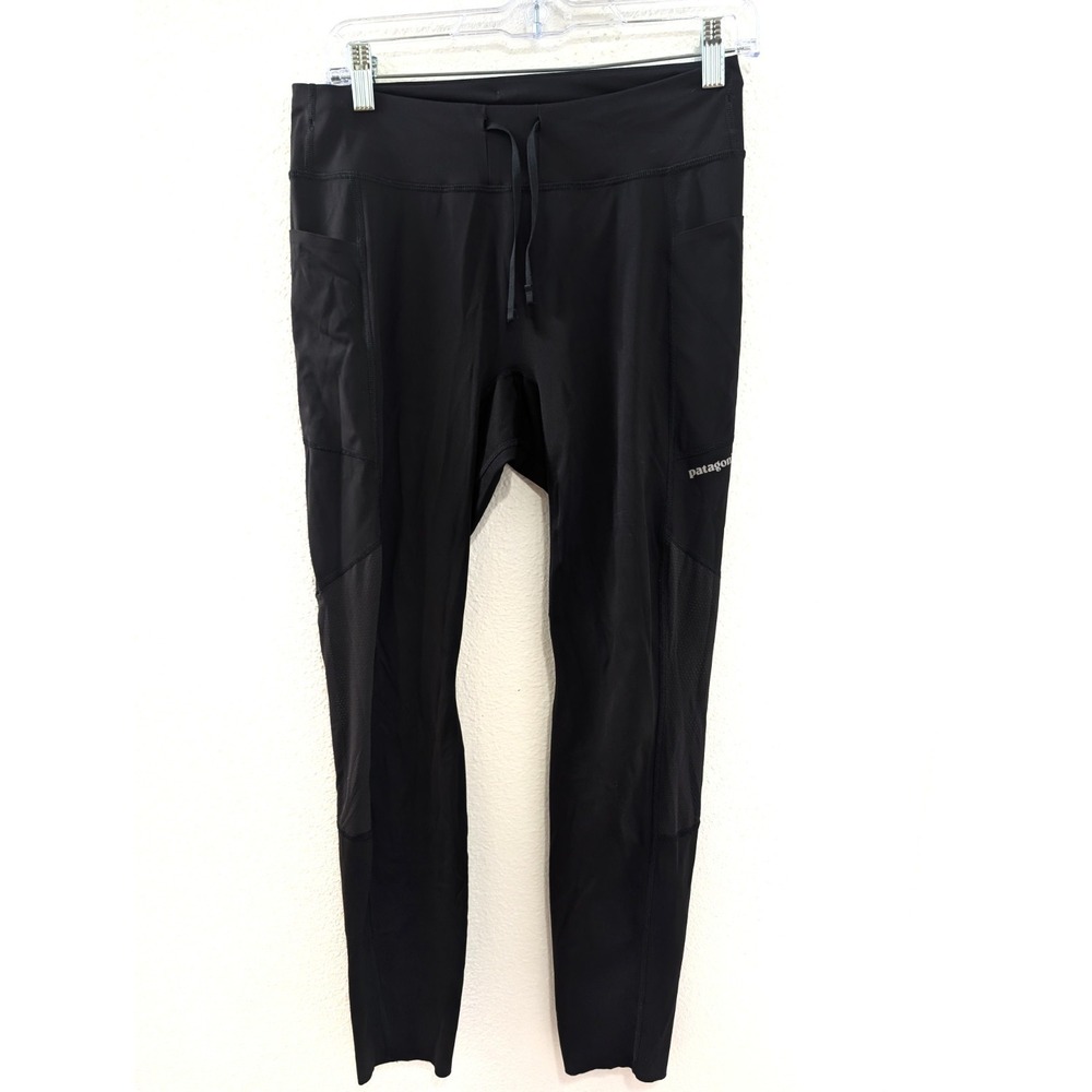 Patagonia Netplus Leggings Medium Black Recycled Fishing Nets Pockets